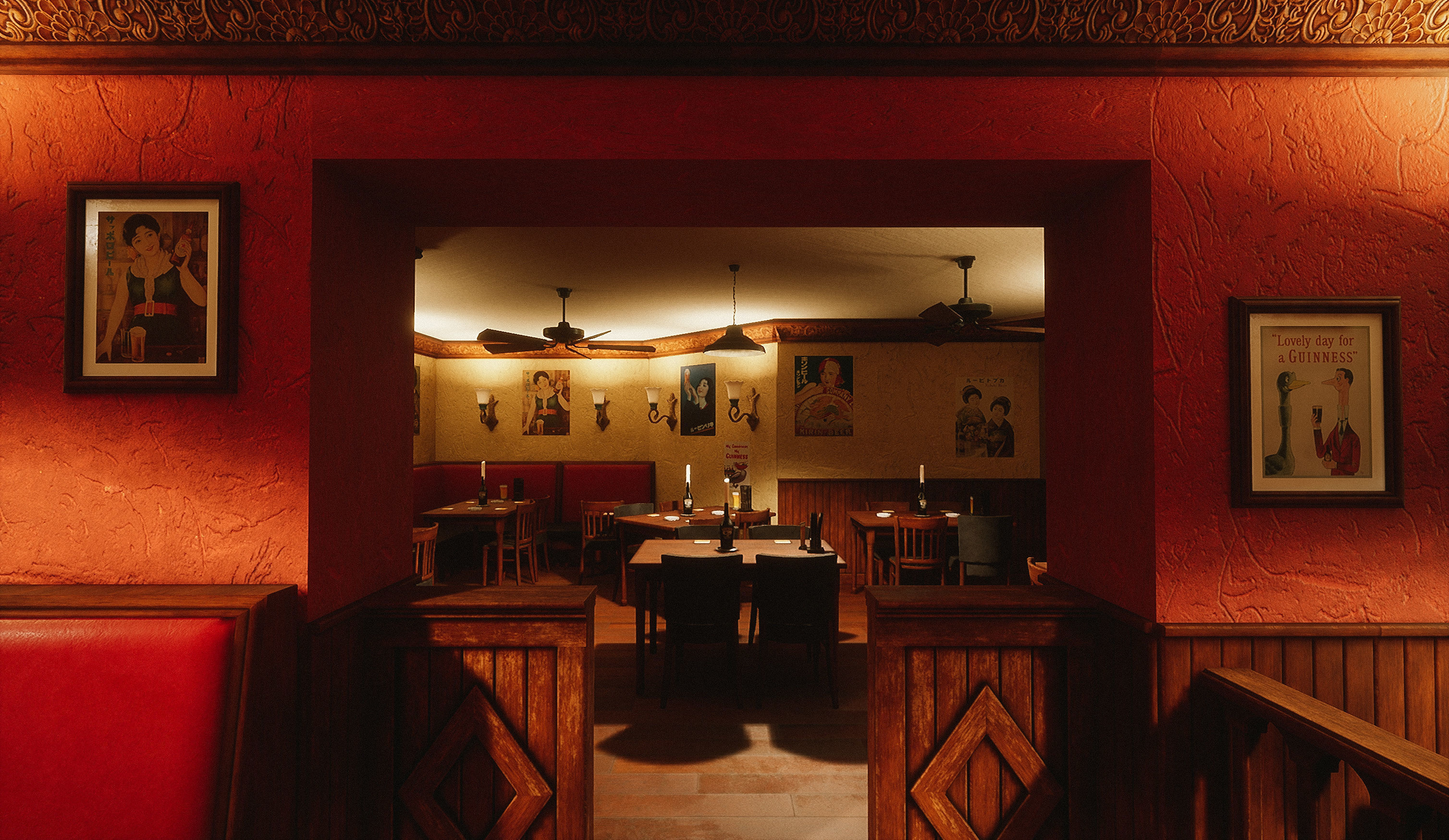 Irish Pub Pack - 92 Unique PBR Game Ready Models Low-poly 3D model_9