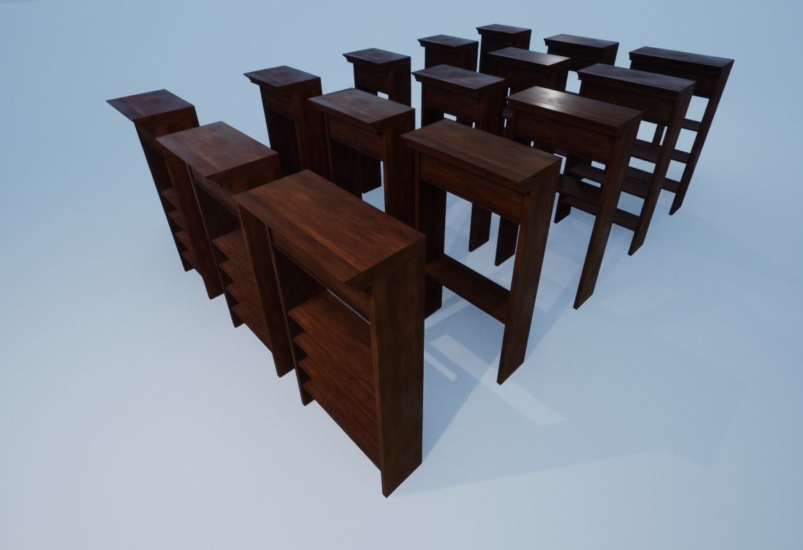 Irish Pub Pack - 92 Unique PBR Game Ready Models Low-poly 3D model_12