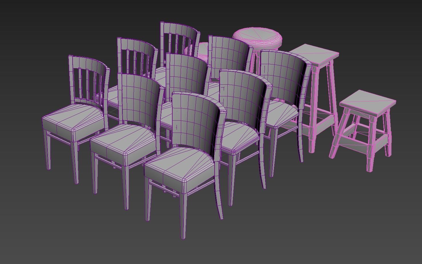 Irish Pub Pack - 92 Unique PBR Game Ready Models Low-poly 3D model_16