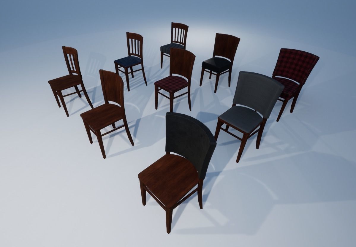 Irish Pub Pack - 92 Unique PBR Game Ready Models Low-poly 3D model_11