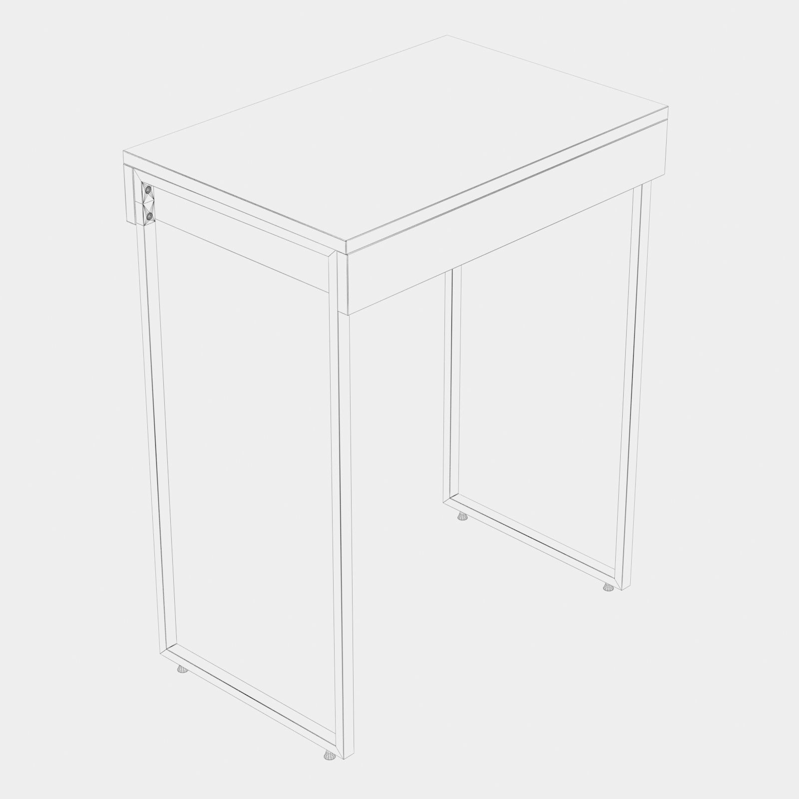 jysk STEGE table 60 3D model_3