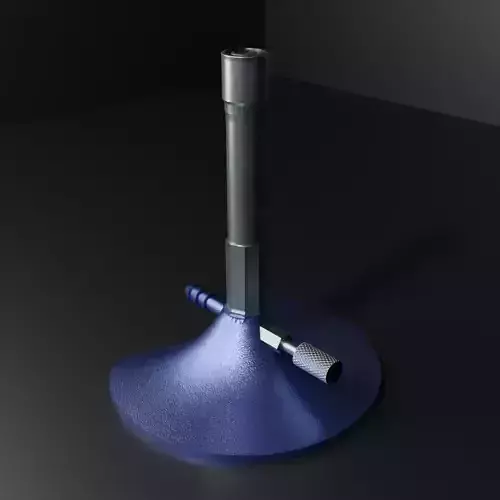 Bunsen Burner Low-poly 3D model