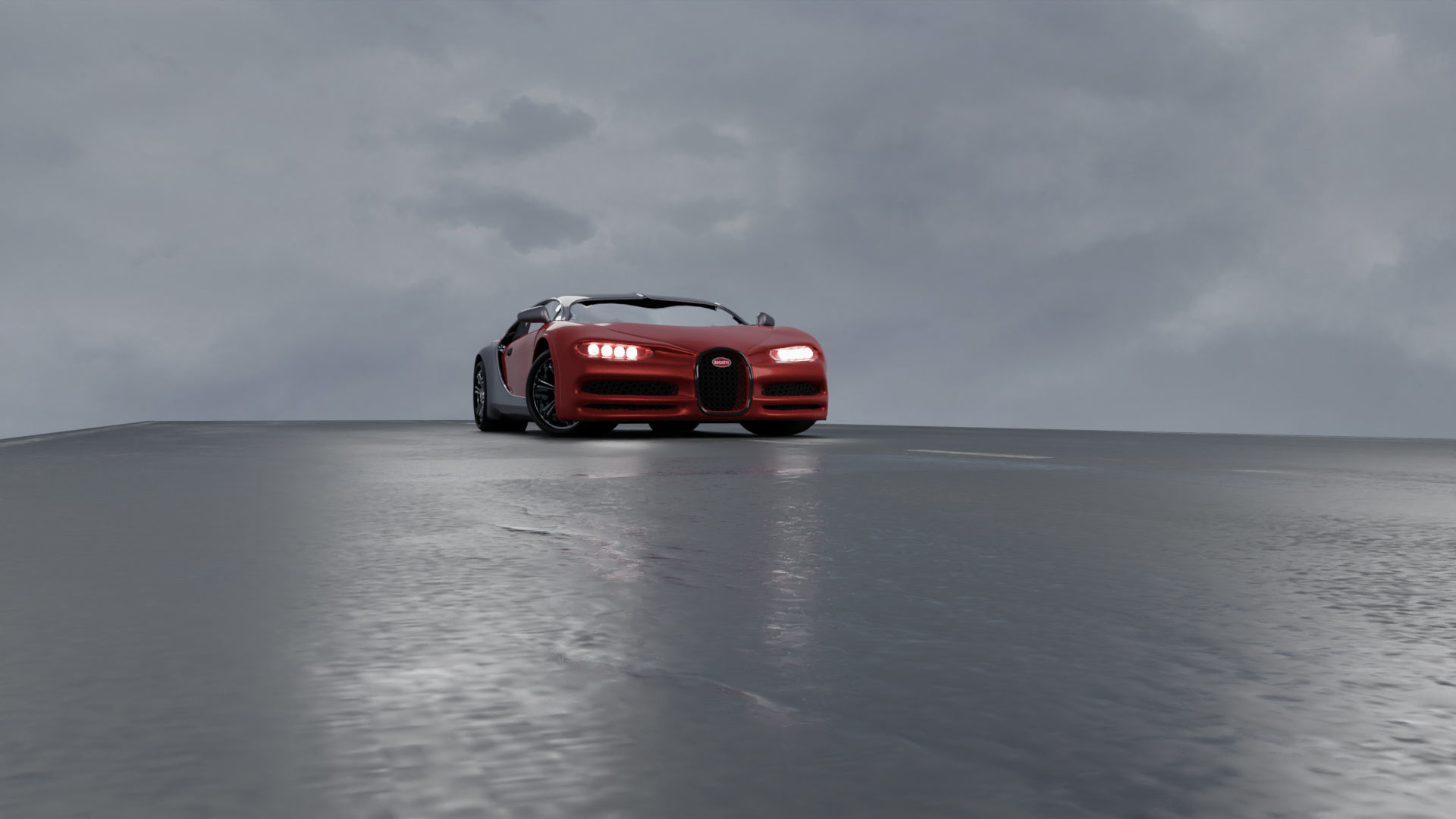 Bugatti Chiron 3D model 3D model_4