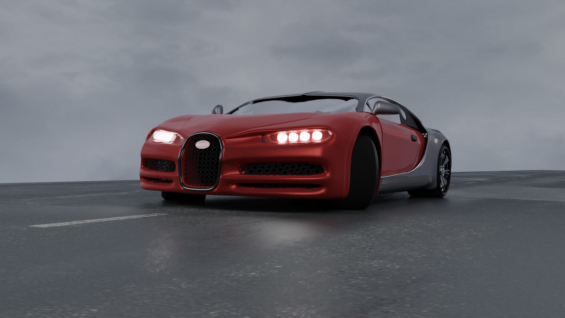 Bugatti Chiron 3D model 3D model_11