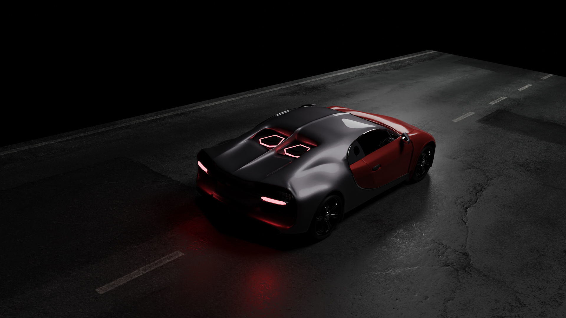 Bugatti Chiron 3D model 3D model_3