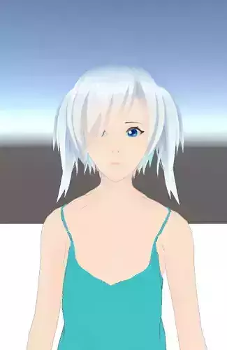 Unity Humanoid Model Anime003 Free 3D model