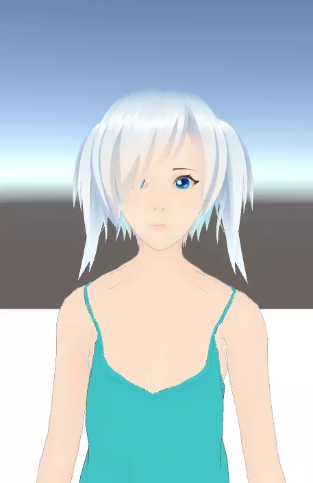 Unity Humanoid Model Anime003 Free 3D model_0
