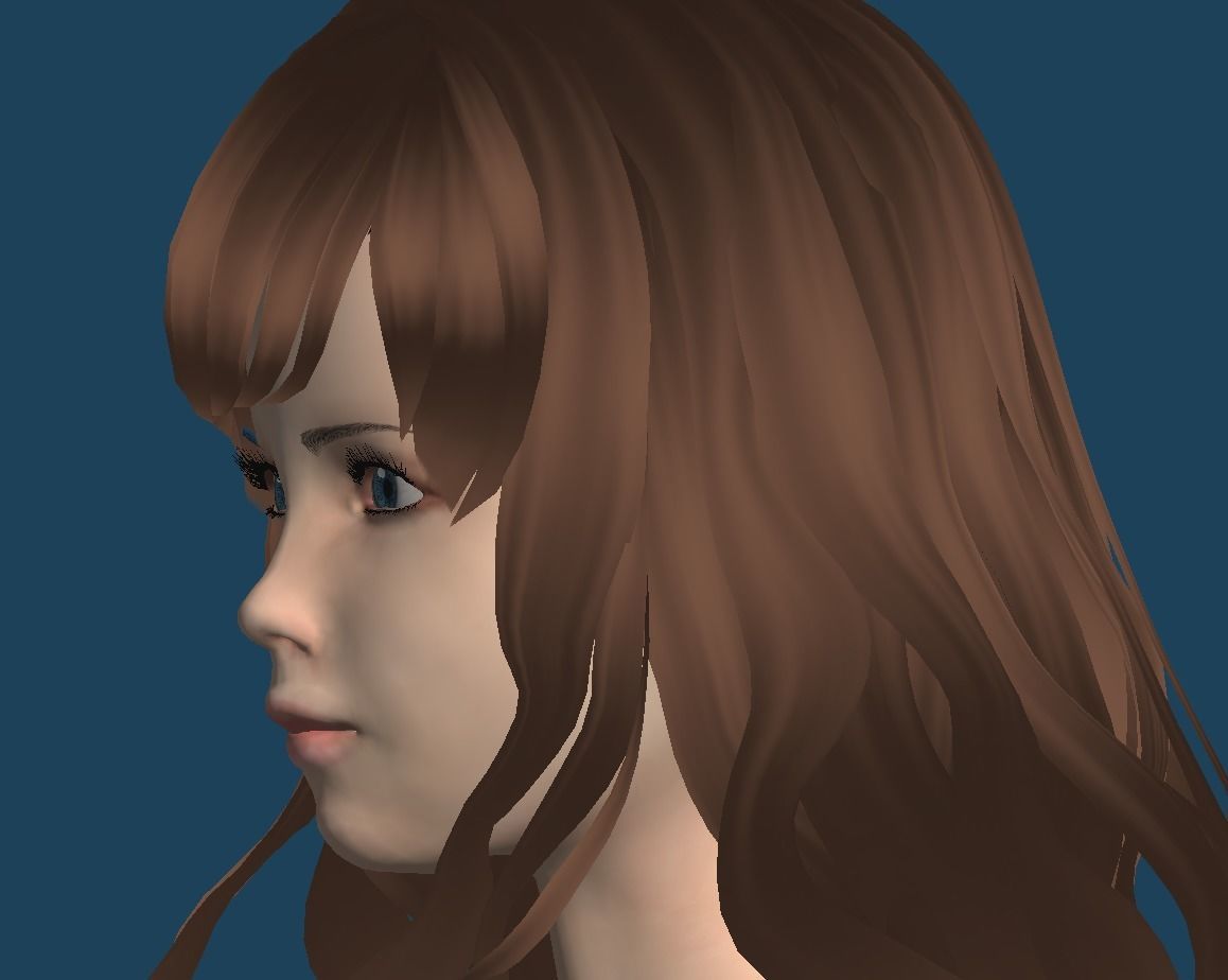 Unity Humanoid Model Female 013 Free 3D model_6