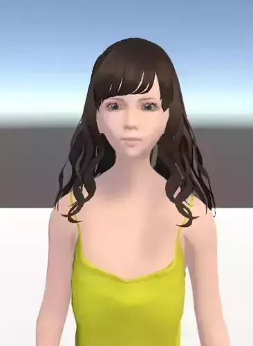 Unity Humanoid Model Female 013 Free 3D model