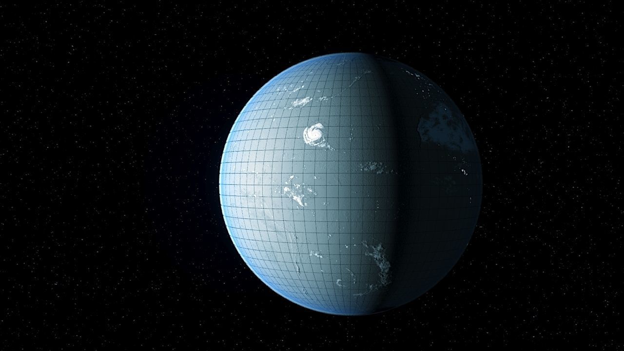 Earth 3d max corona rander 3D model_11