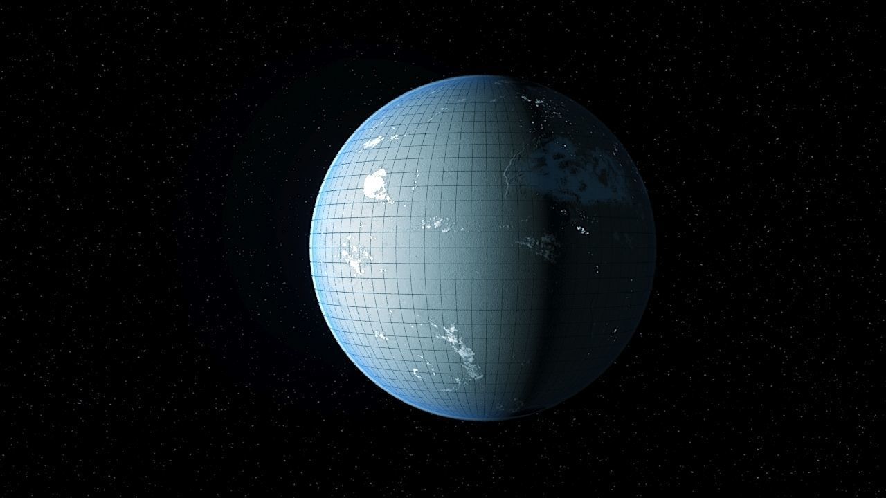Earth 3d max corona rander 3D model_7