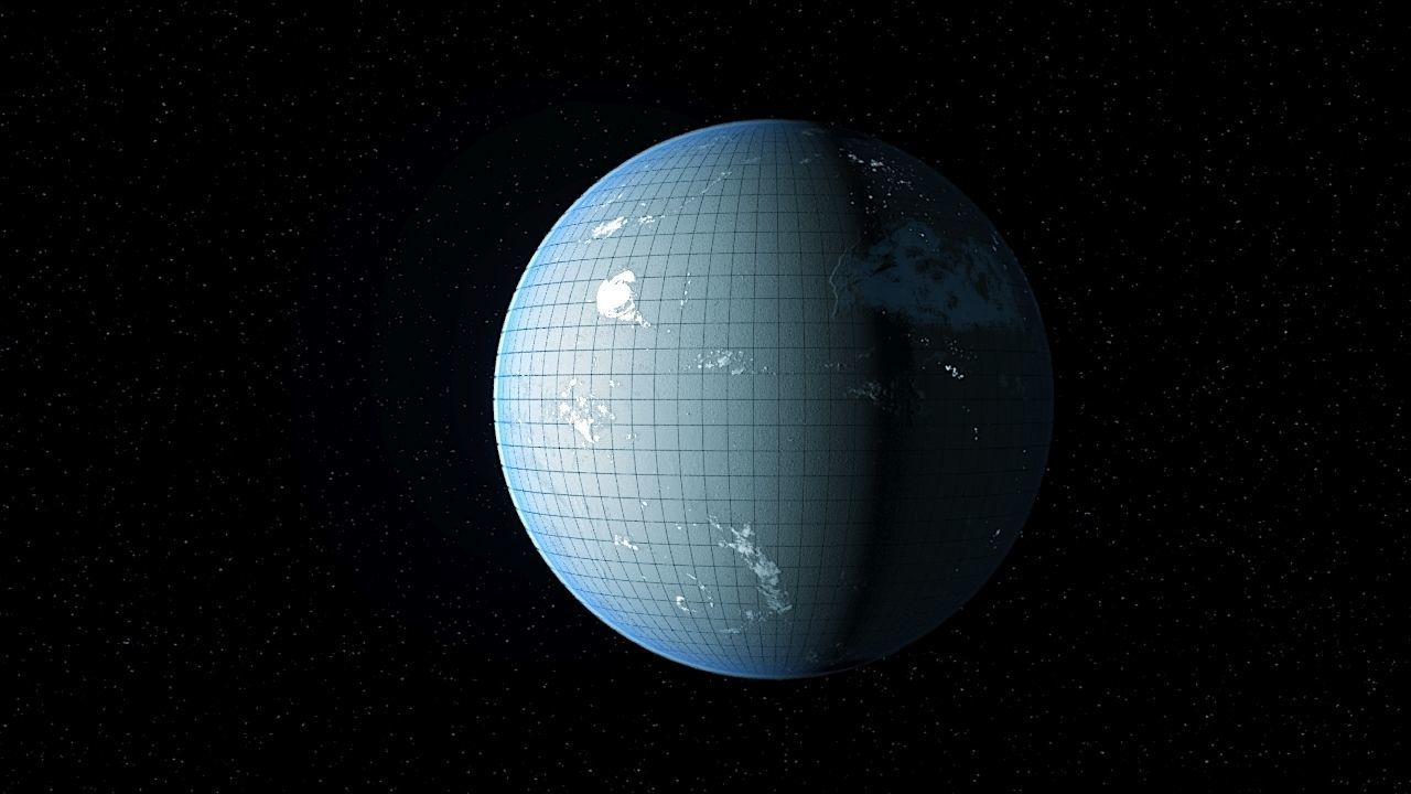 Earth 3d max corona rander 3D model_8
