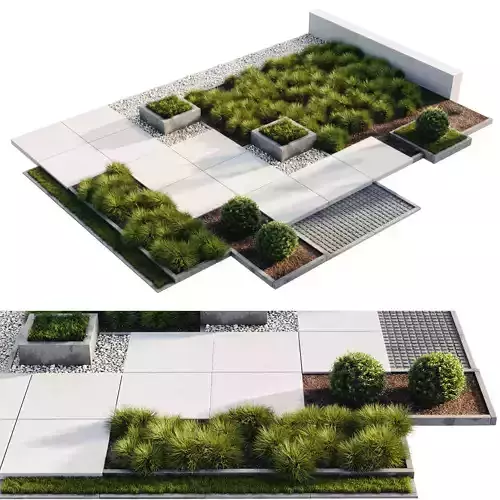 Entry group 3D model