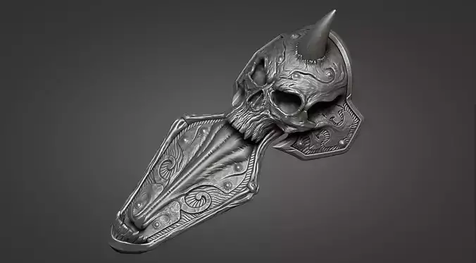 Lich King armor - leg 2 3D print model
