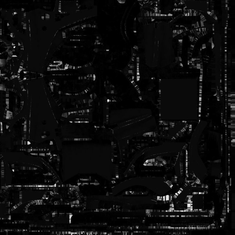 Cyberpunk car concept Low-poly 3D model_40