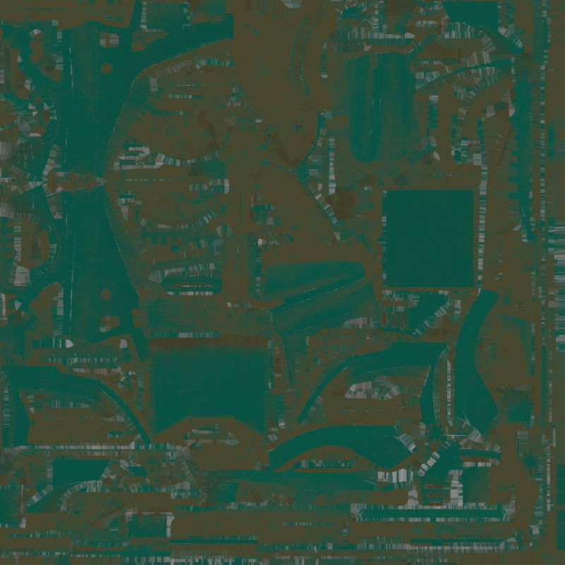 Cyberpunk car concept Low-poly 3D model_43