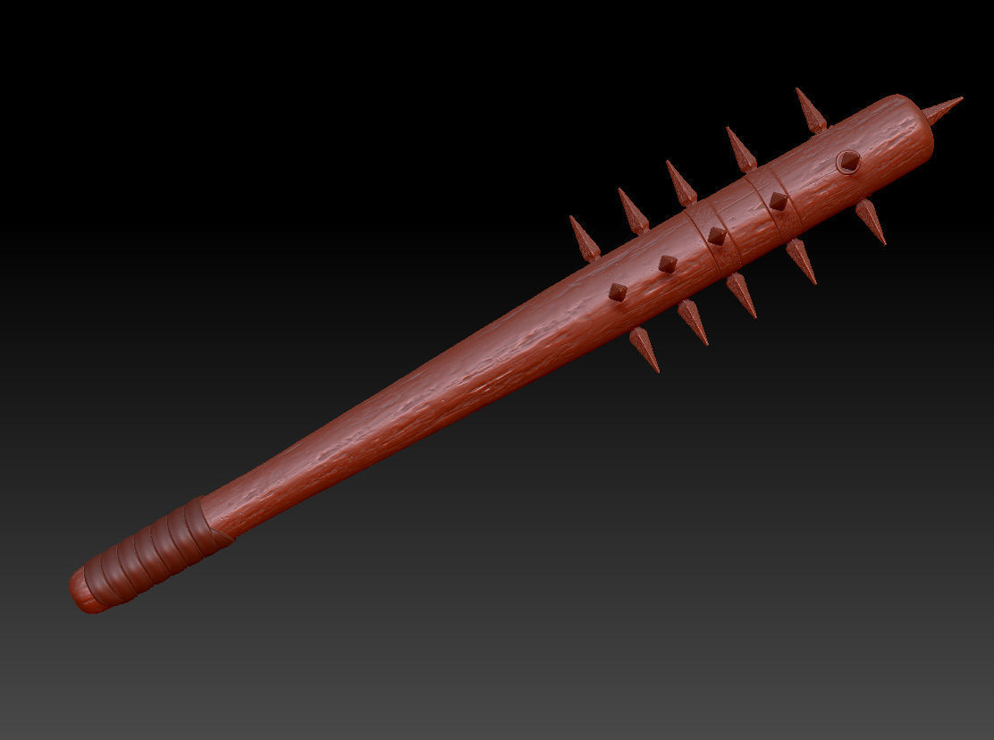 Mazze medievali Low-poly 3D model_20