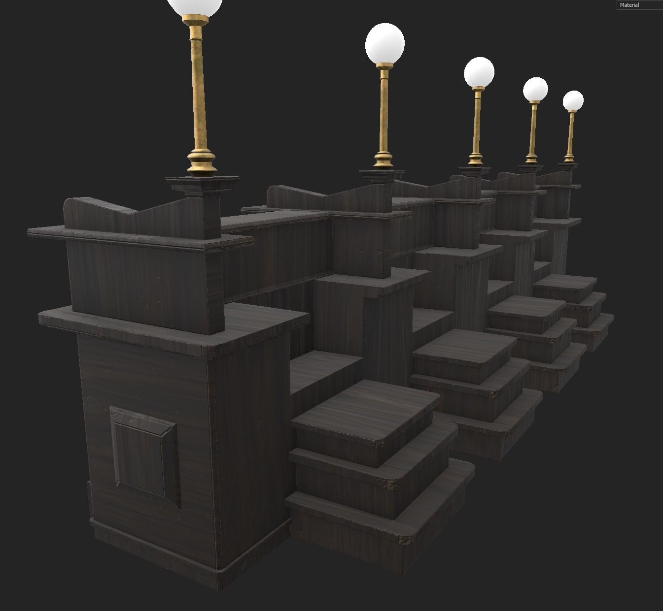 Harry Potter Griggots Low-poly 3D model_1