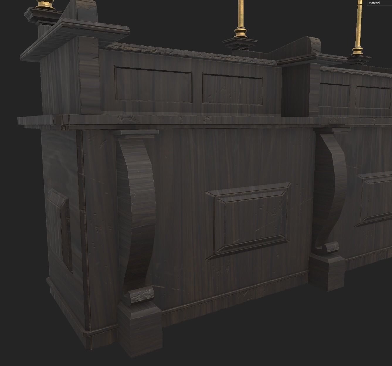 Harry Potter Griggots Low-poly 3D model_4