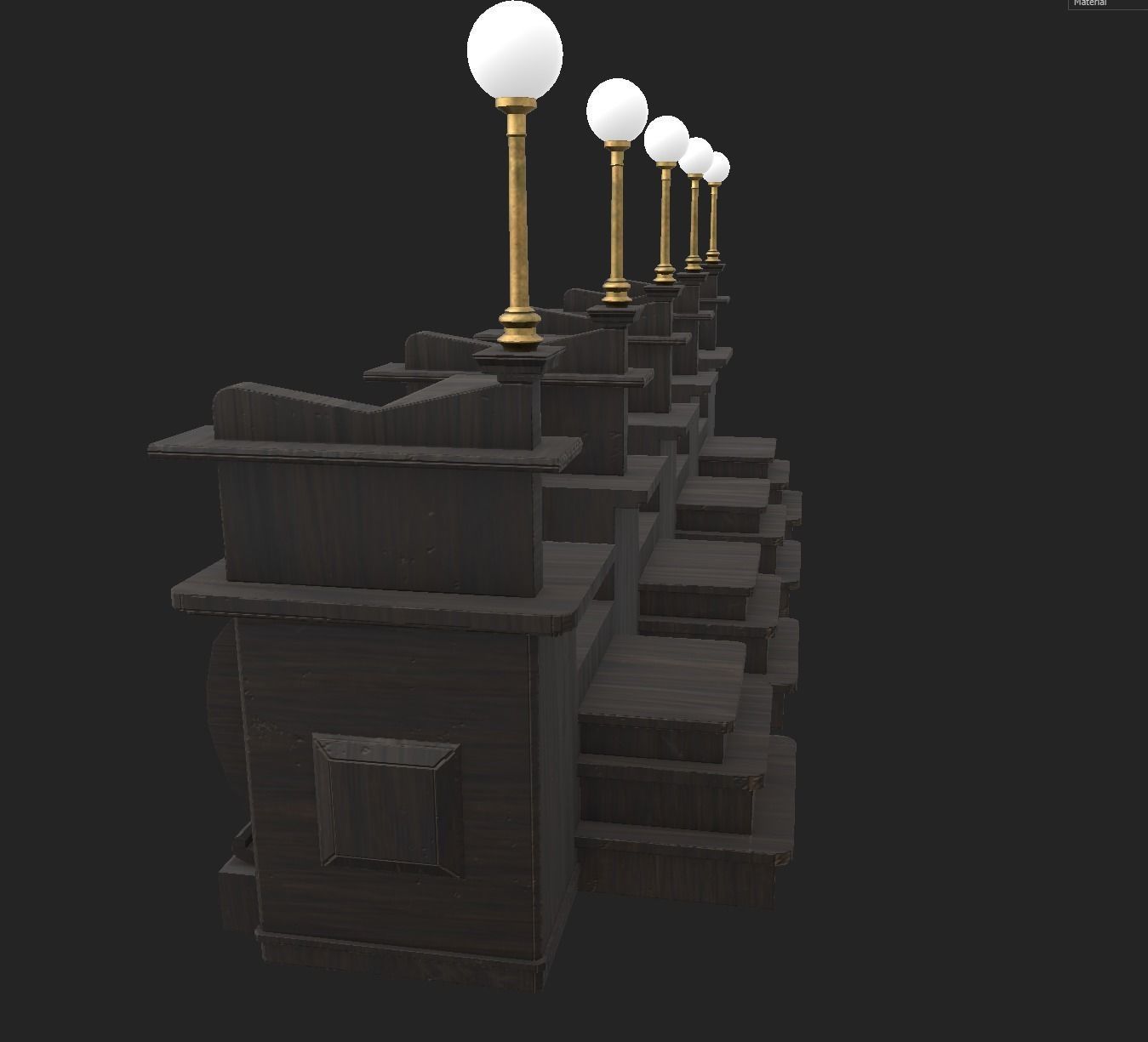 Harry Potter Griggots Low-poly 3D model_3