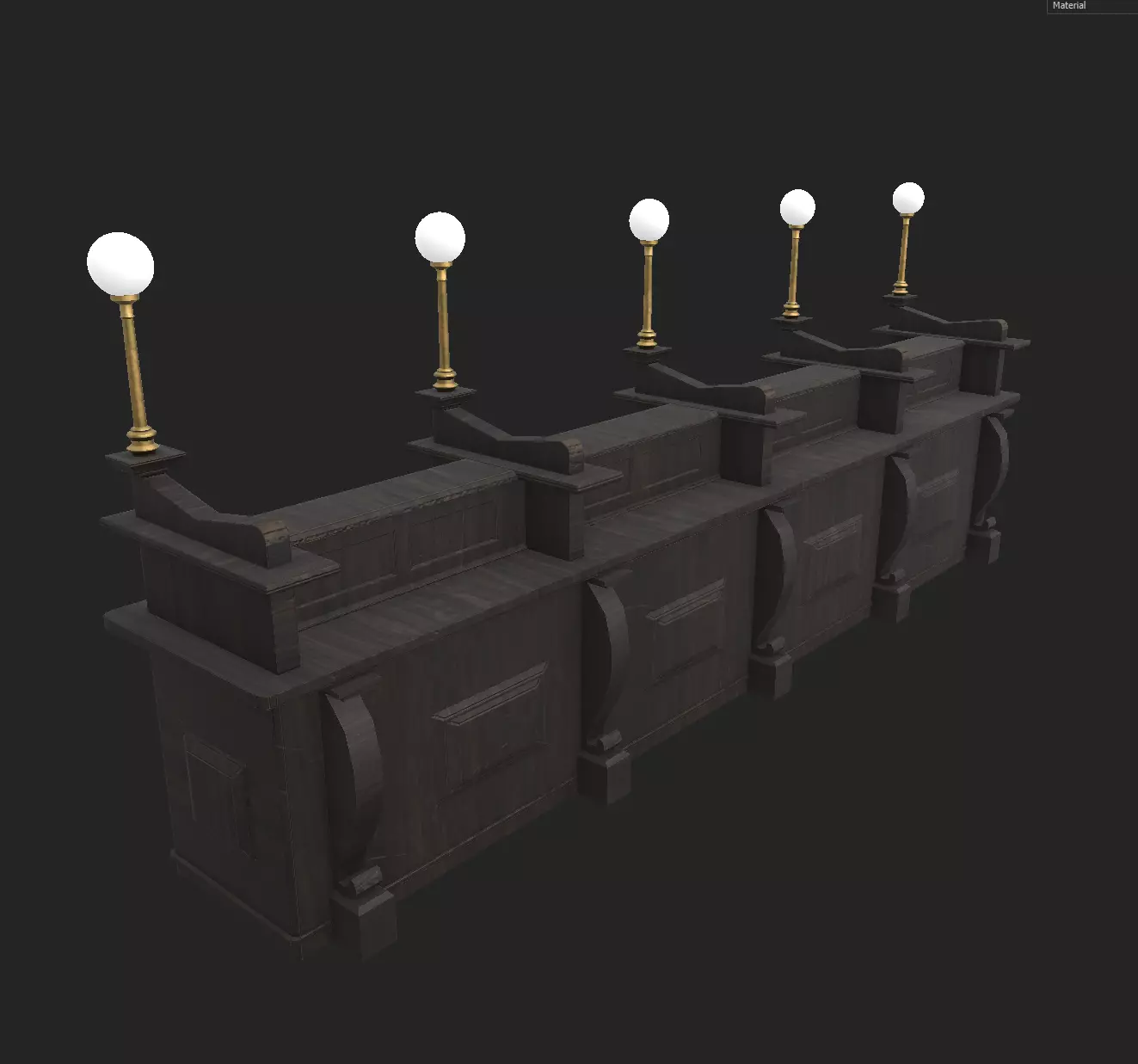 Harry Potter Griggots Low-poly 3D model_0