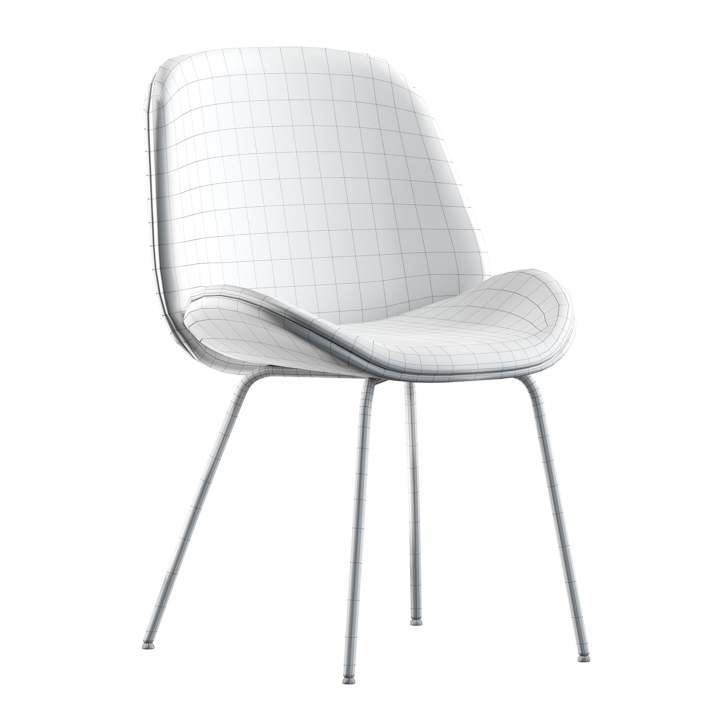 Chair Lx684 Leolux 3D model_4