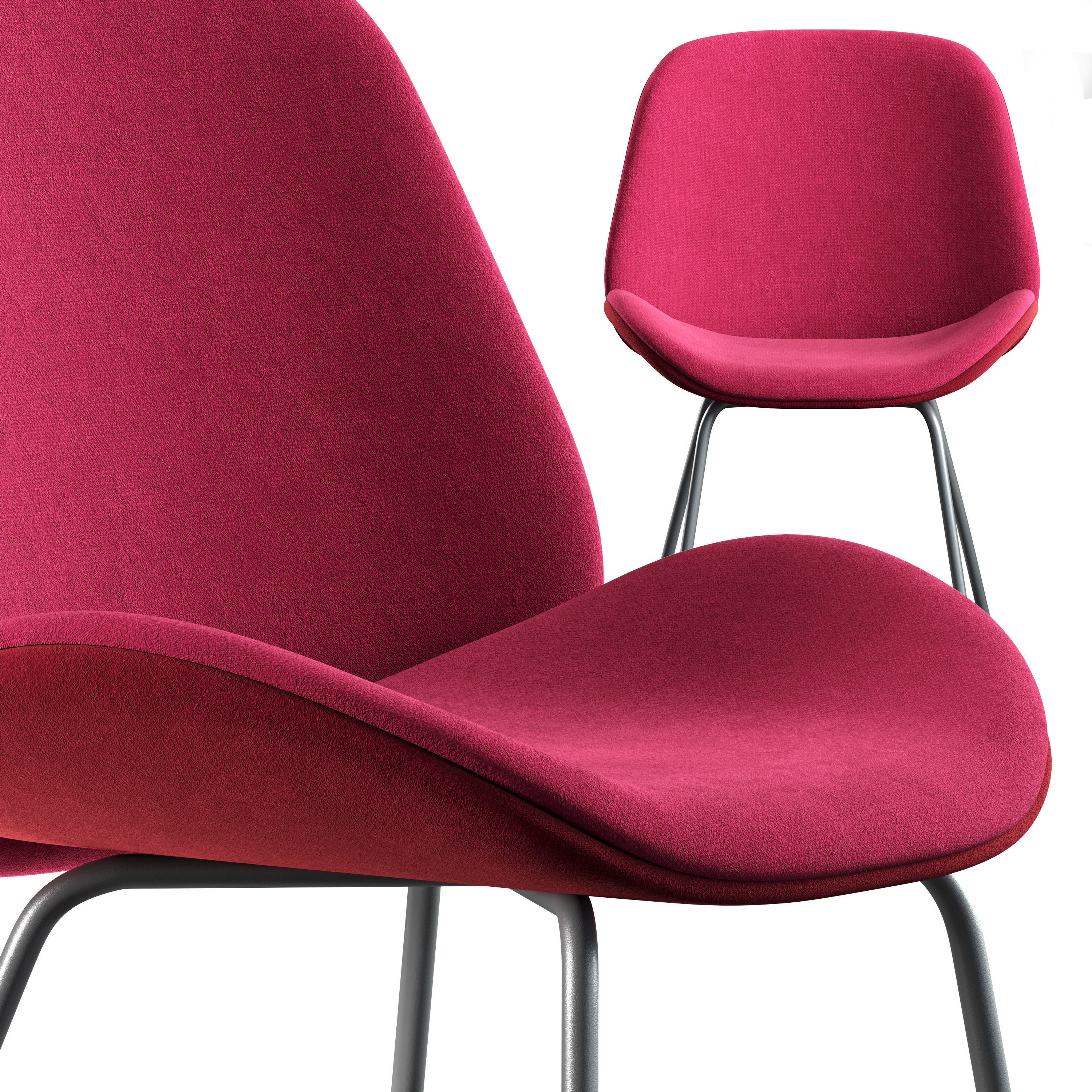 Chair Lx684 Leolux 3D model_1