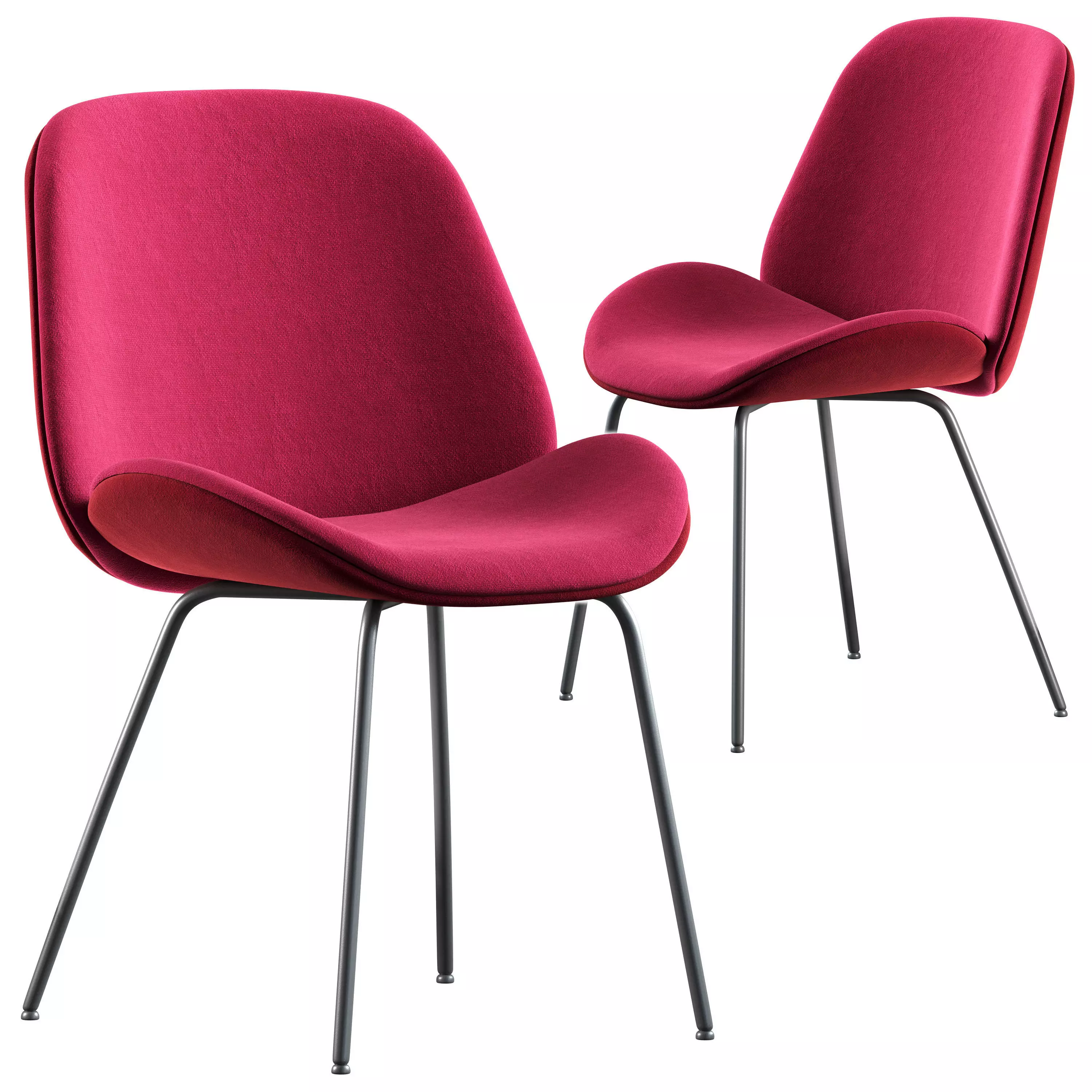 Chair Lx684 Leolux 3D model_0