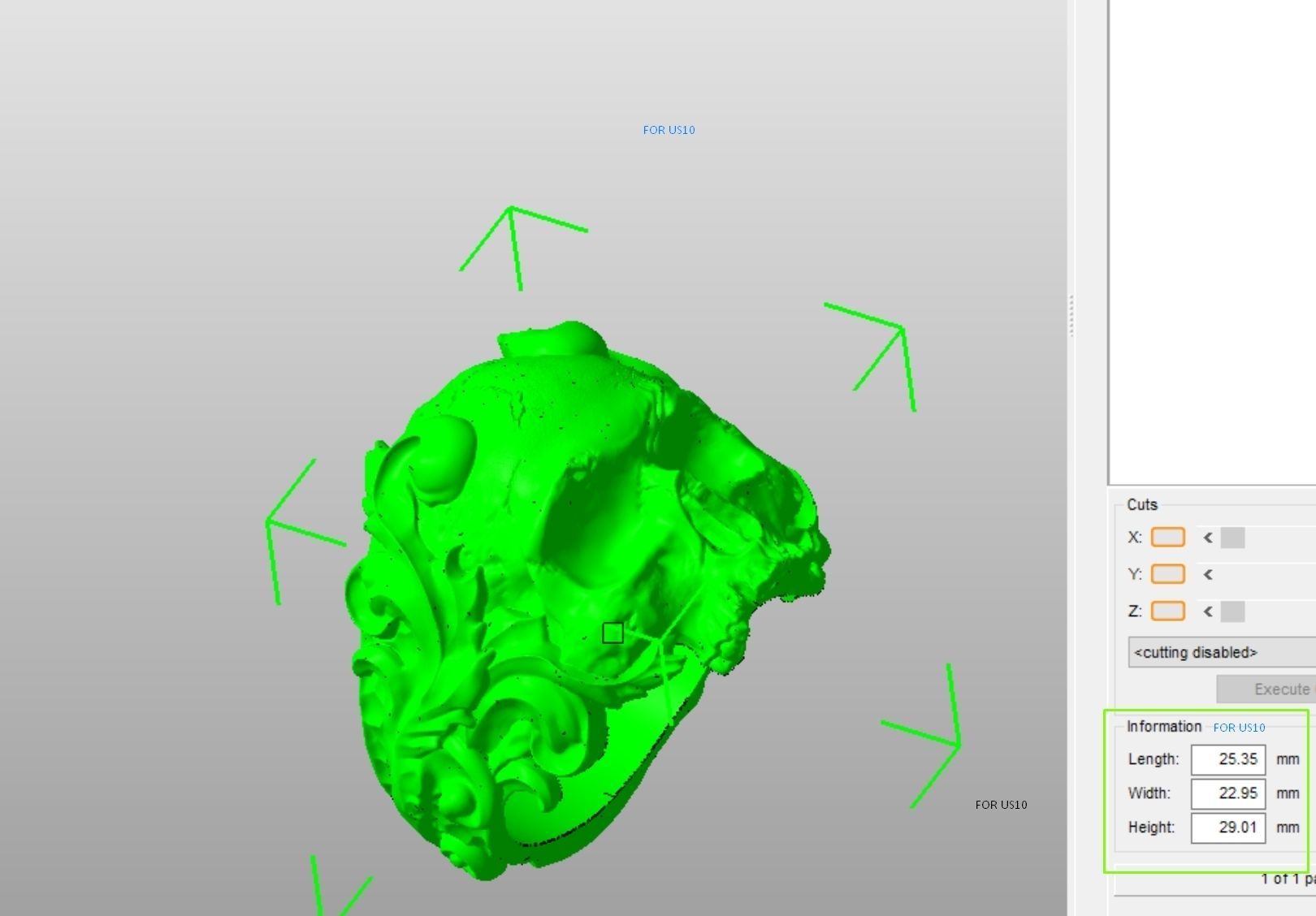 Skull Ring Vintage STL 3d model for 3d printing 3D print model_6