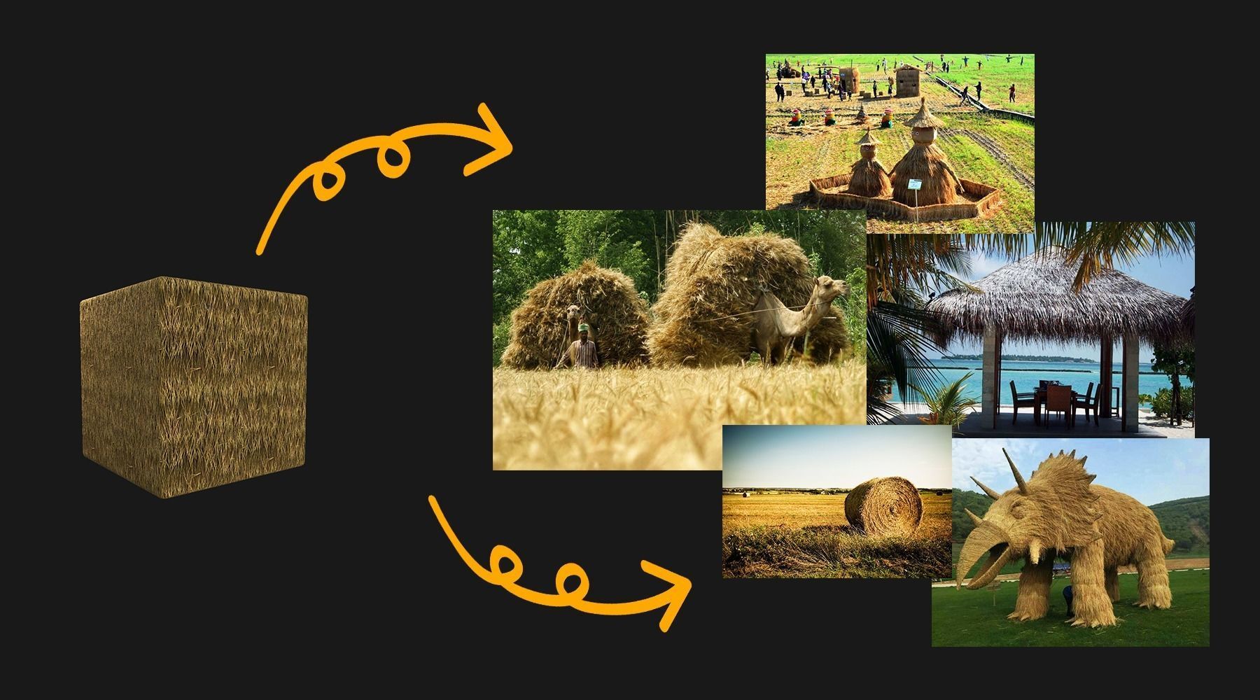 Substance Designer Graphs of Variable Thatch Set  Texture_1