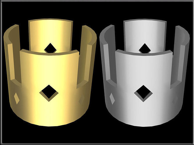 Simple Crown 03 Low-poly 3D model
