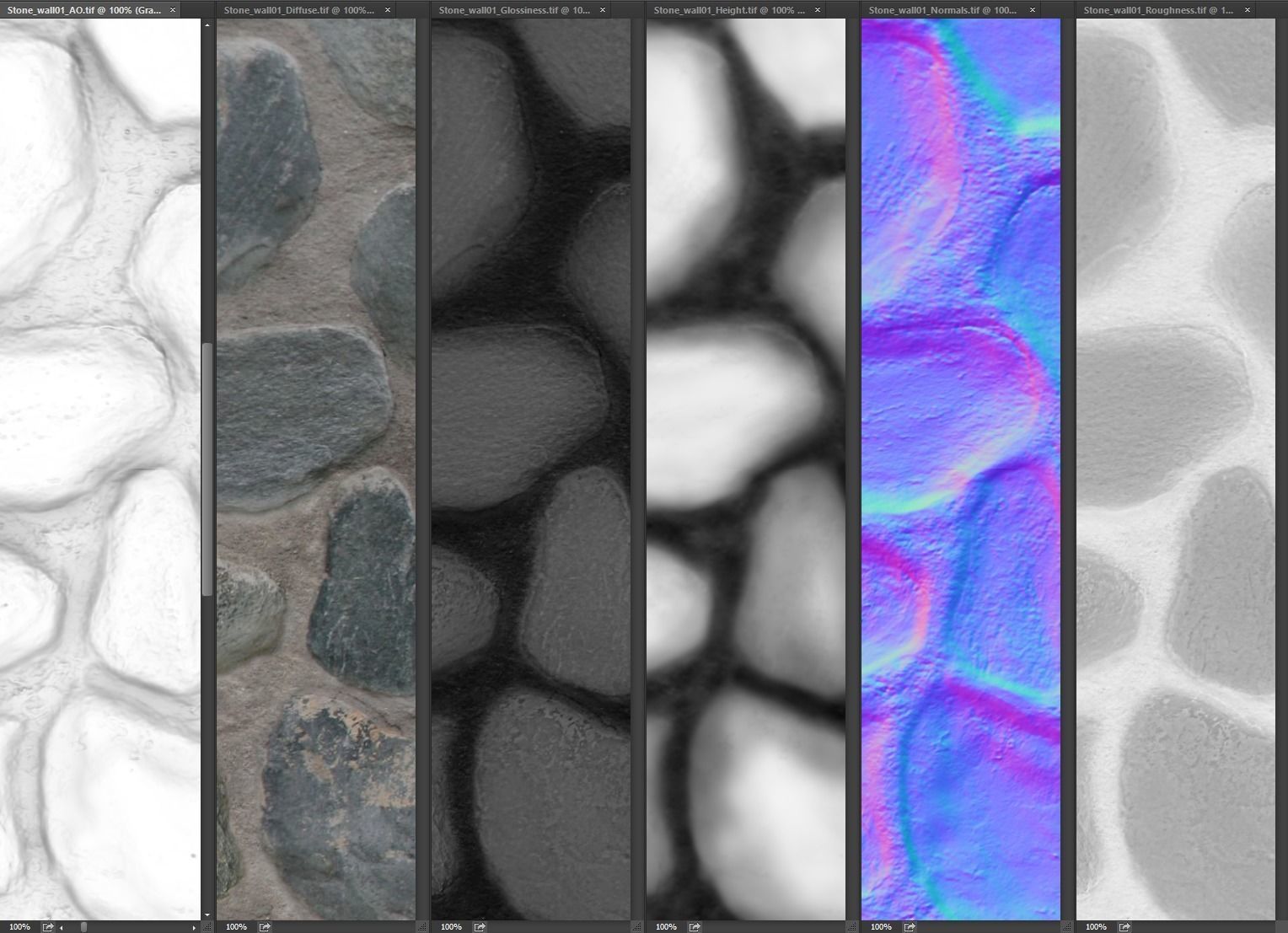 Stone Wall 01 PBR Texture Texture_6