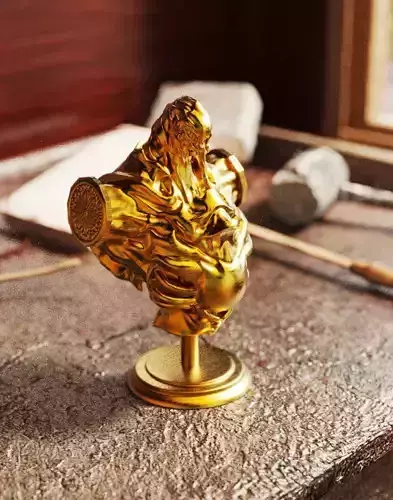Buste Arme Rubis 3D print model