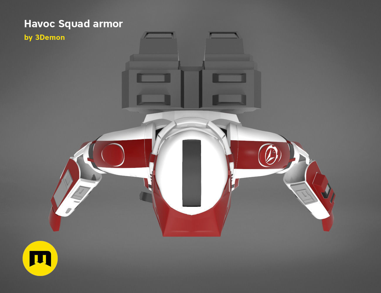 Havoc Squad armor 3D print model_5