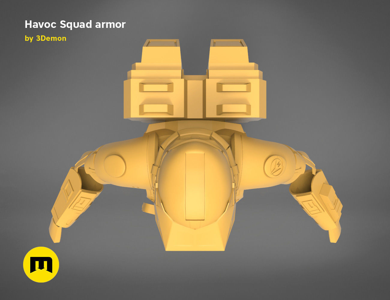 Havoc Squad armor 3D print model_26