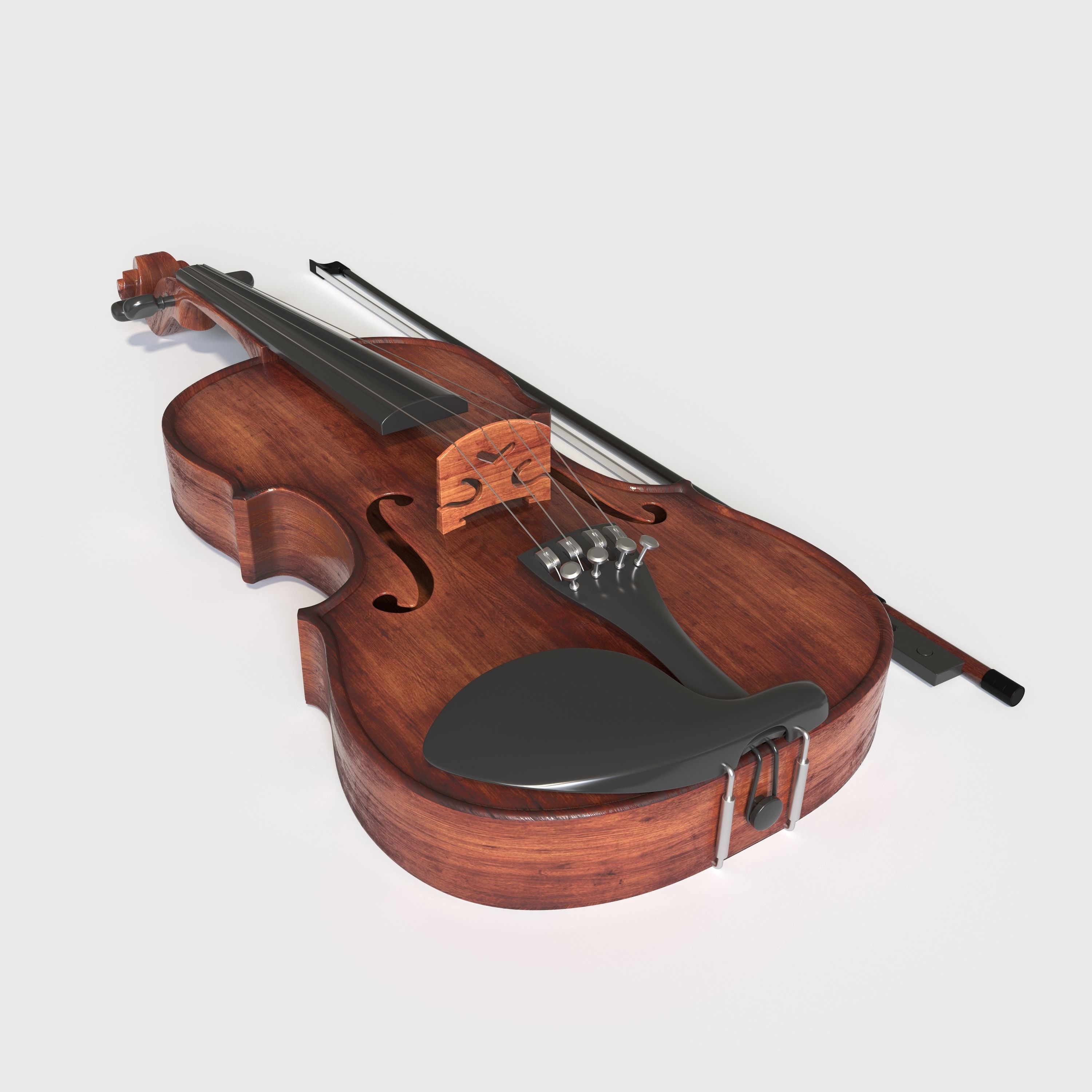Violin 3D model_6