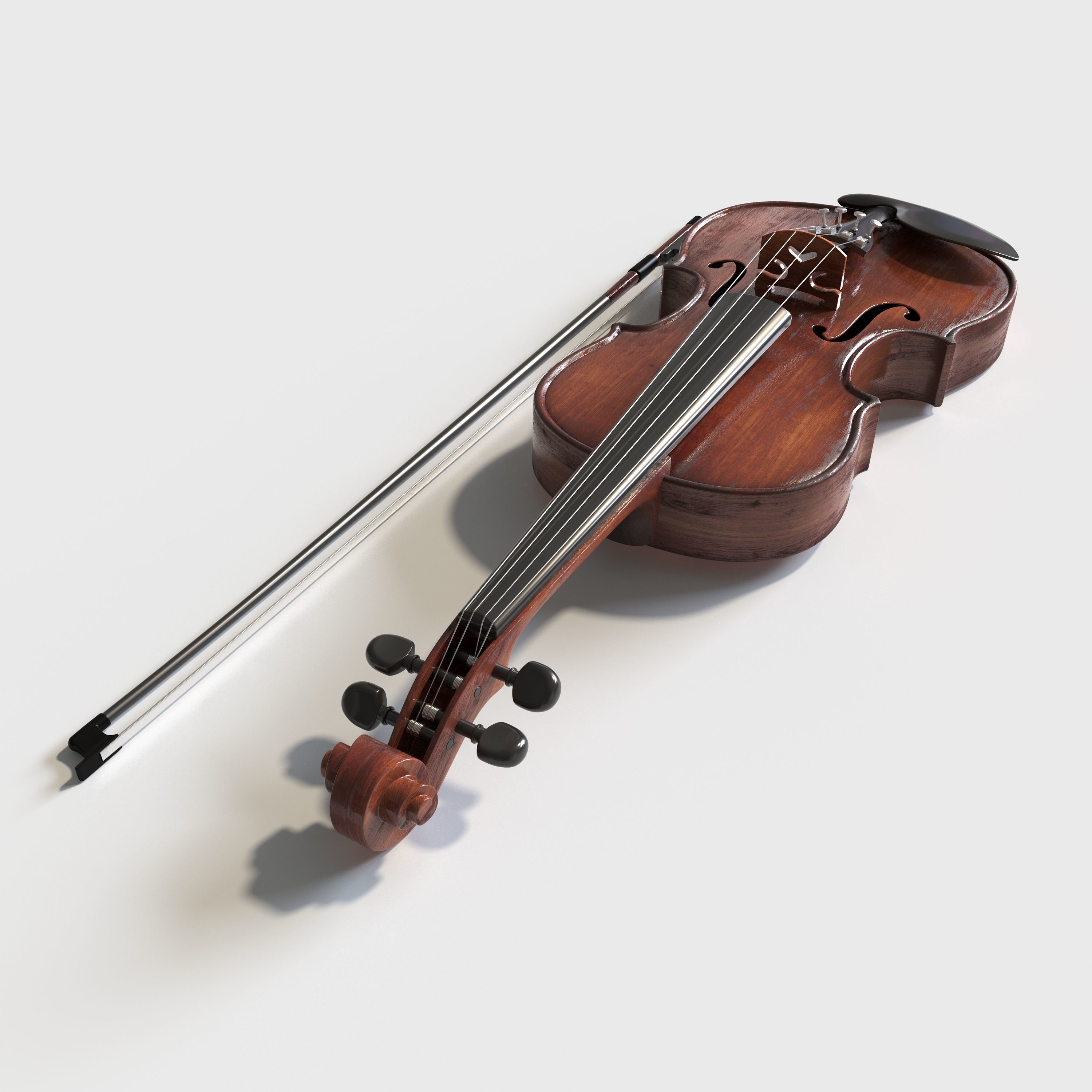 Violin 3D model_7