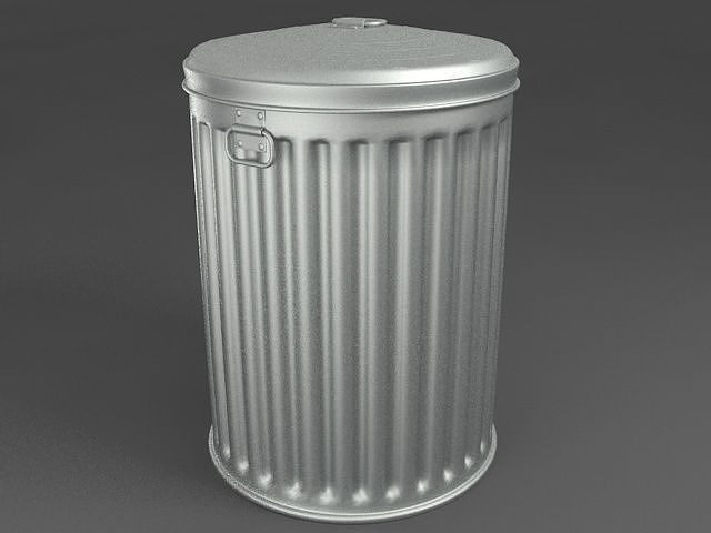 Garbage Can 3D model