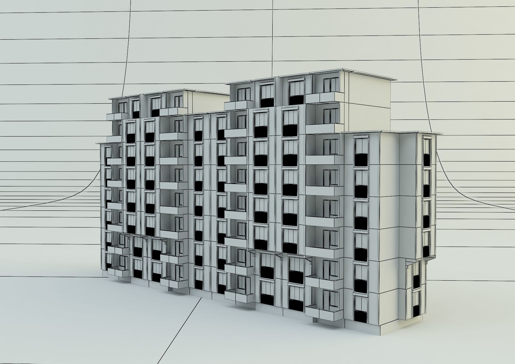  big building 3d model 3D model_19