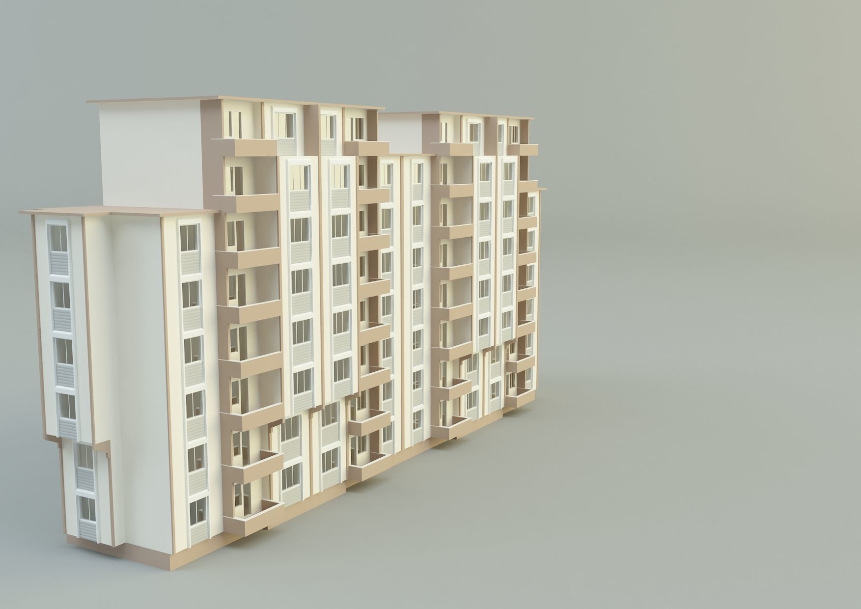  big building 3d model 3D model_31