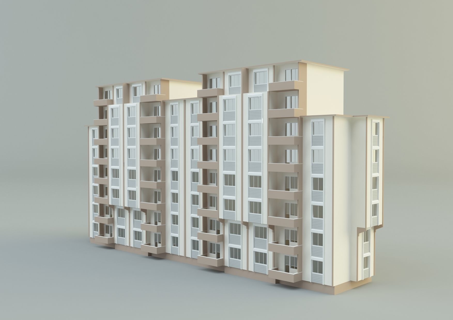  big building 3d model 3D model_28