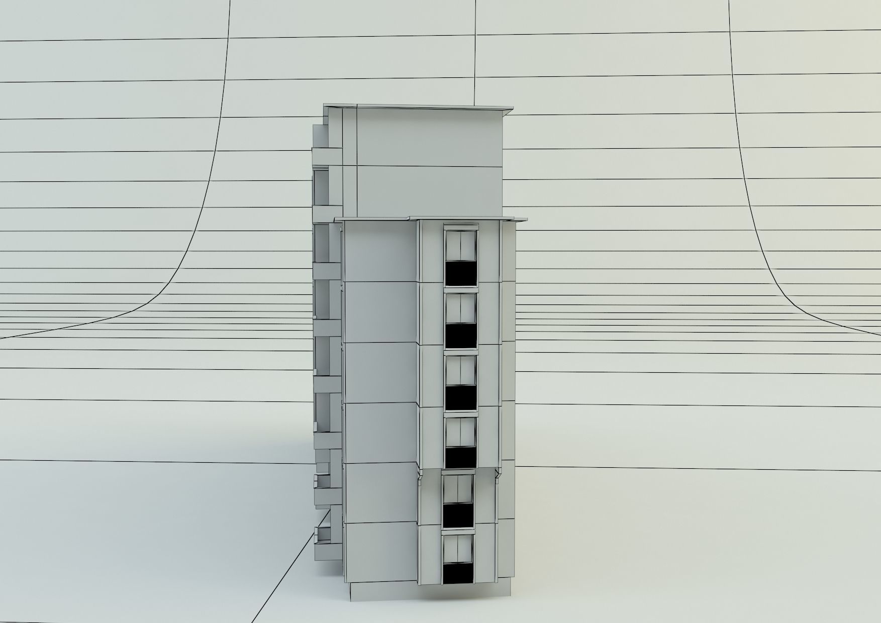  big building 3d model 3D model_20