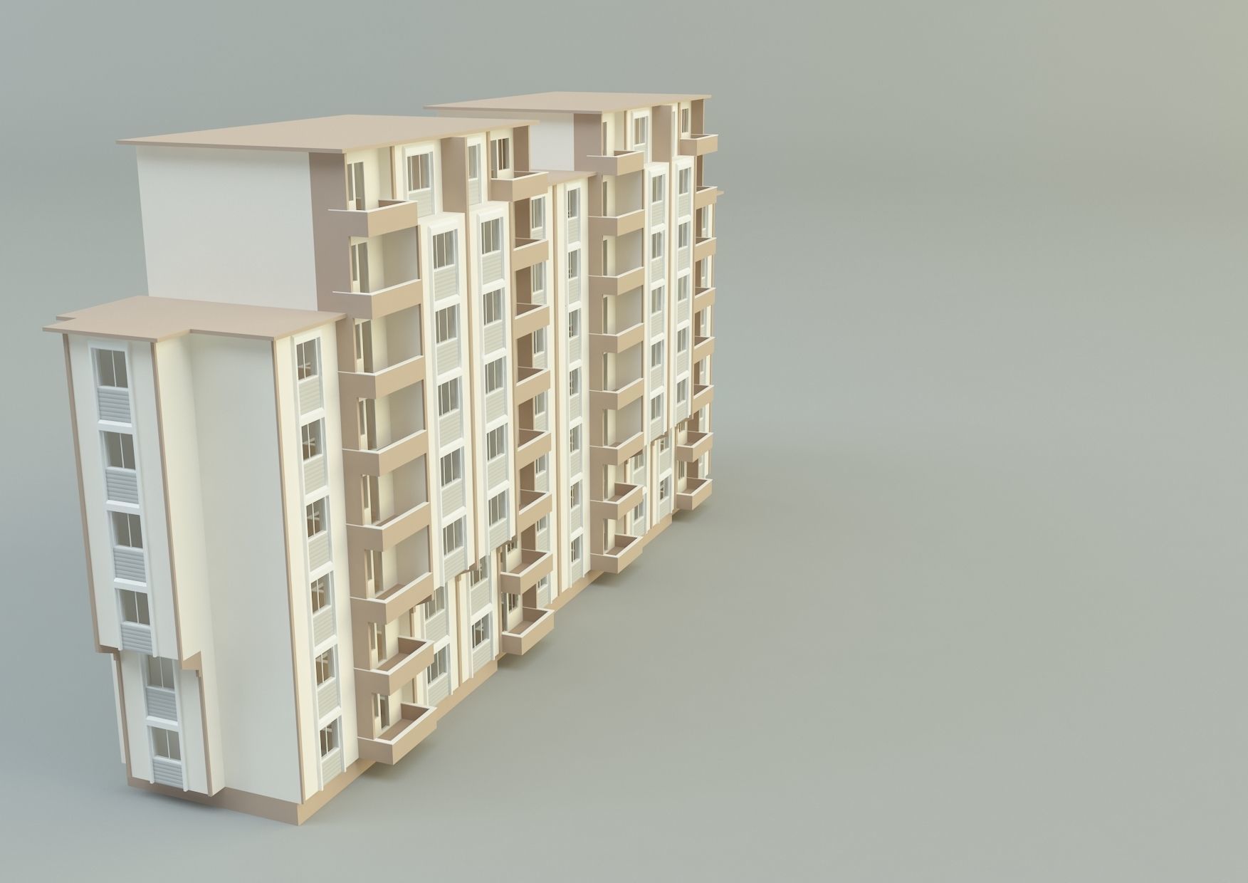  big building 3d model 3D model_8