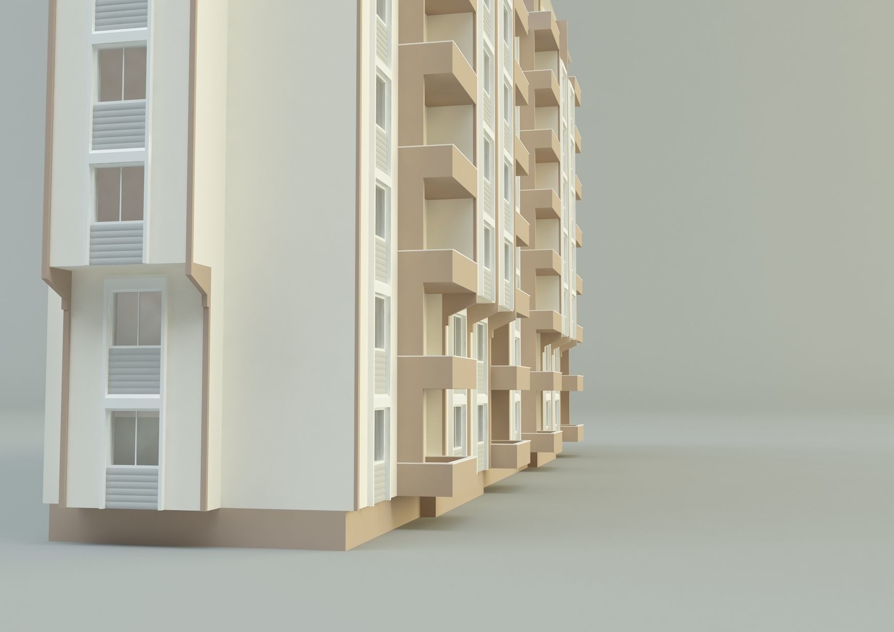  big building 3d model 3D model_14