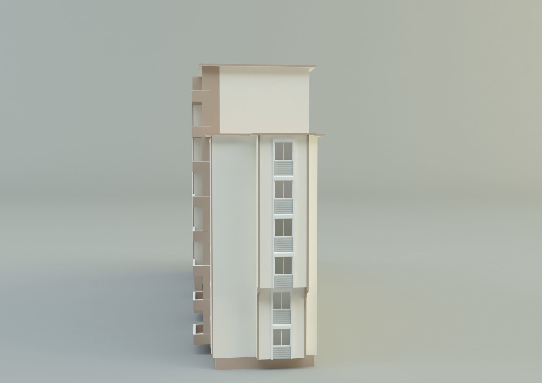  big building 3d model 3D model_29