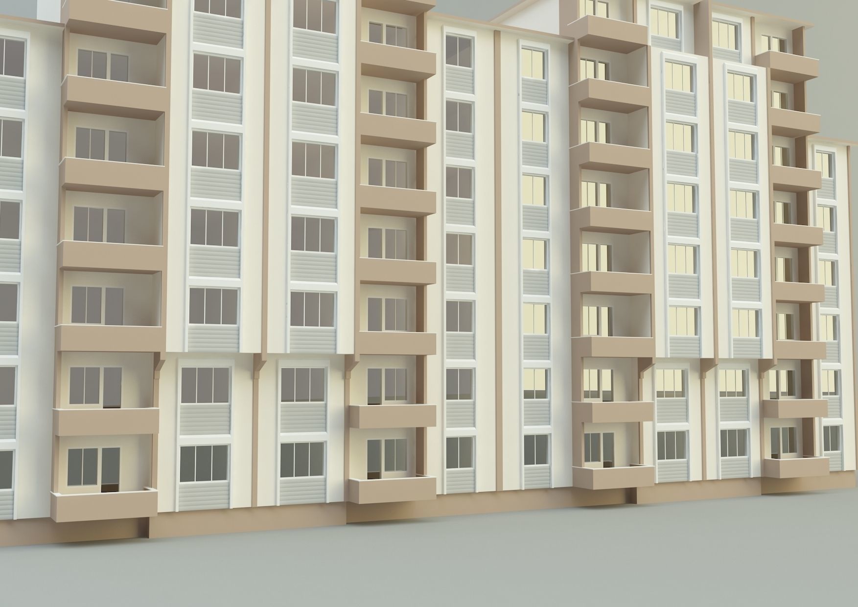  big building 3d model 3D model_16