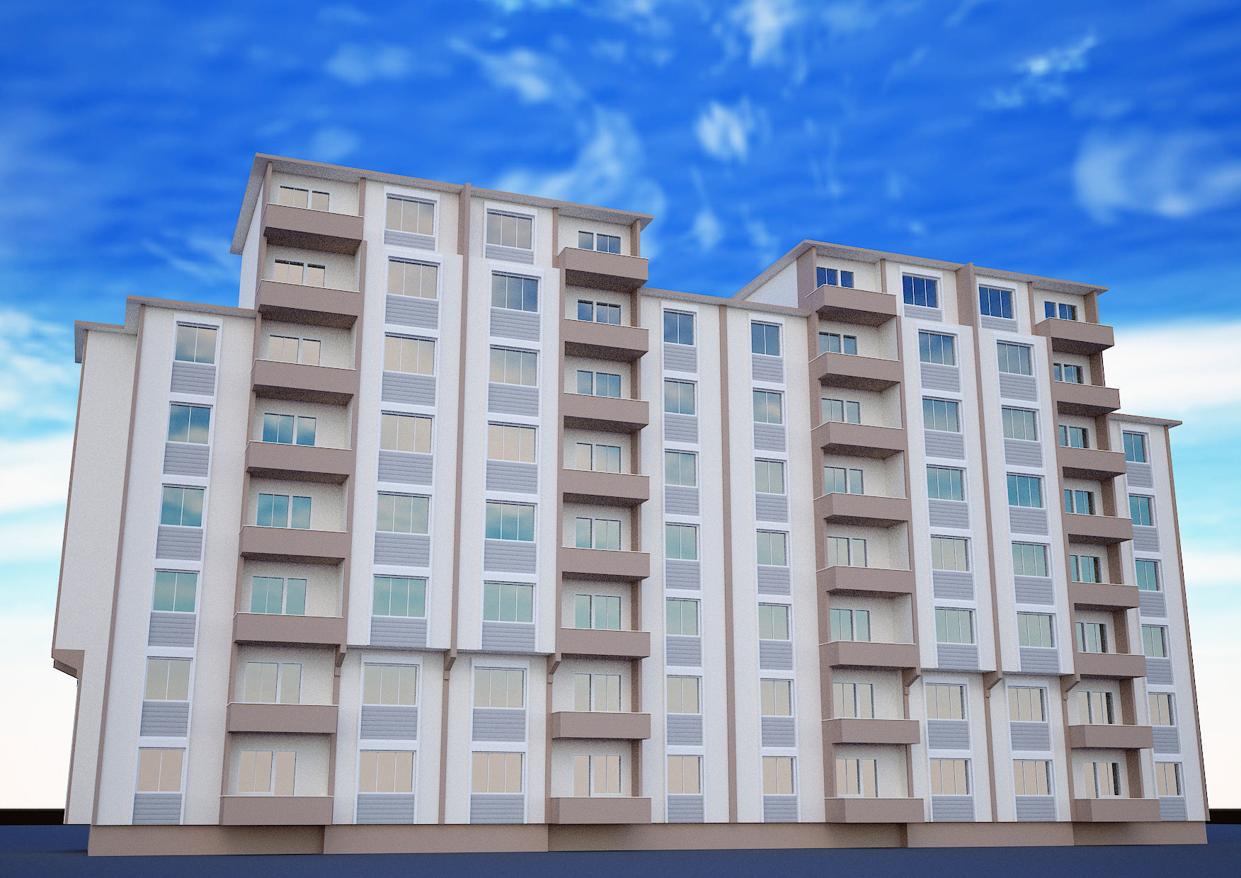  big building 3d model 3D model_3