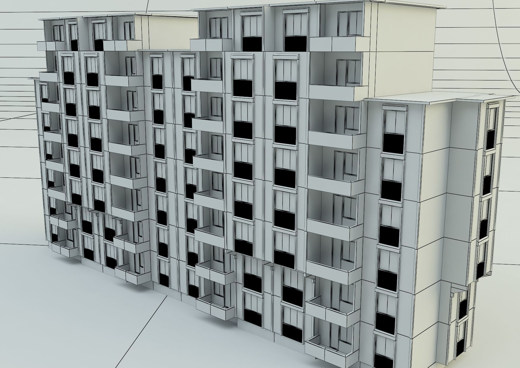  big building 3d model 3D model_27