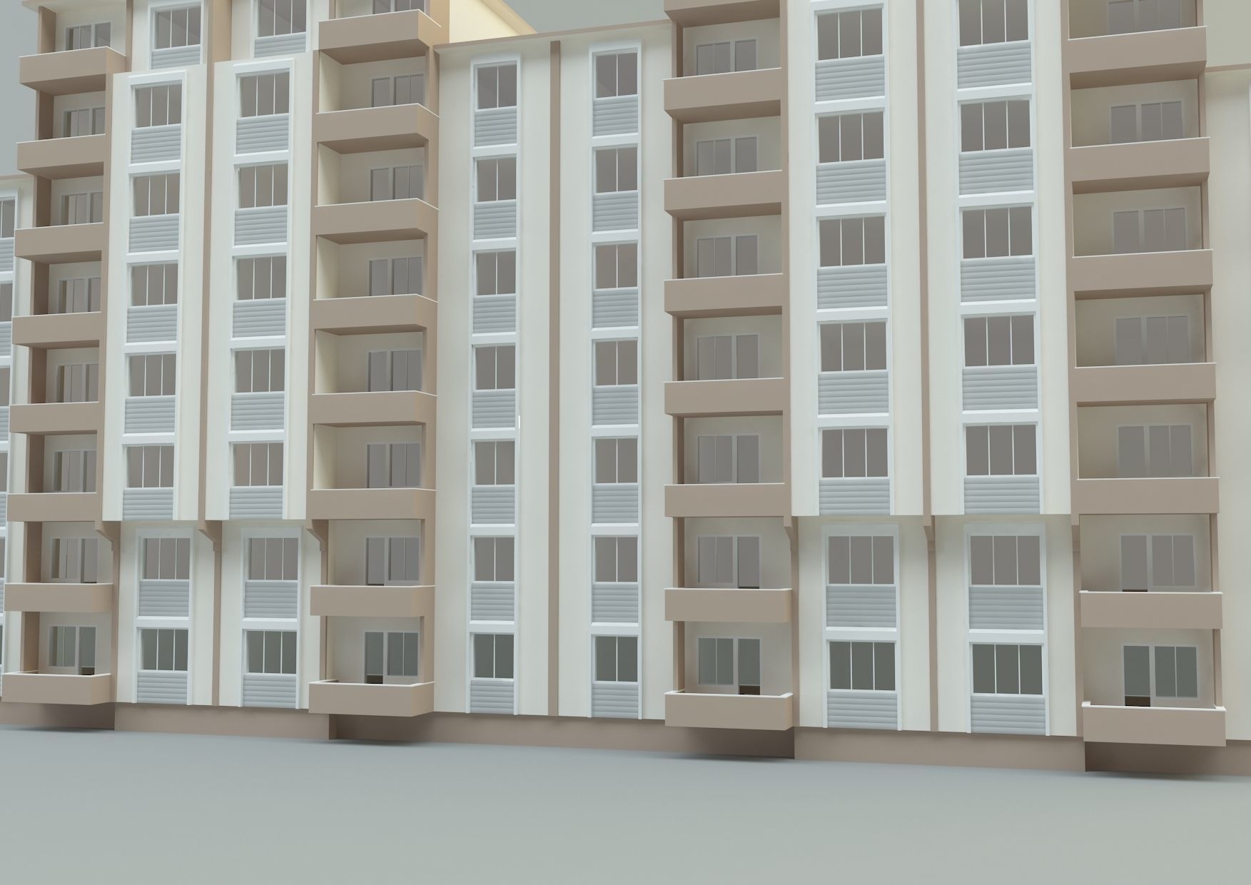  big building 3d model 3D model_17