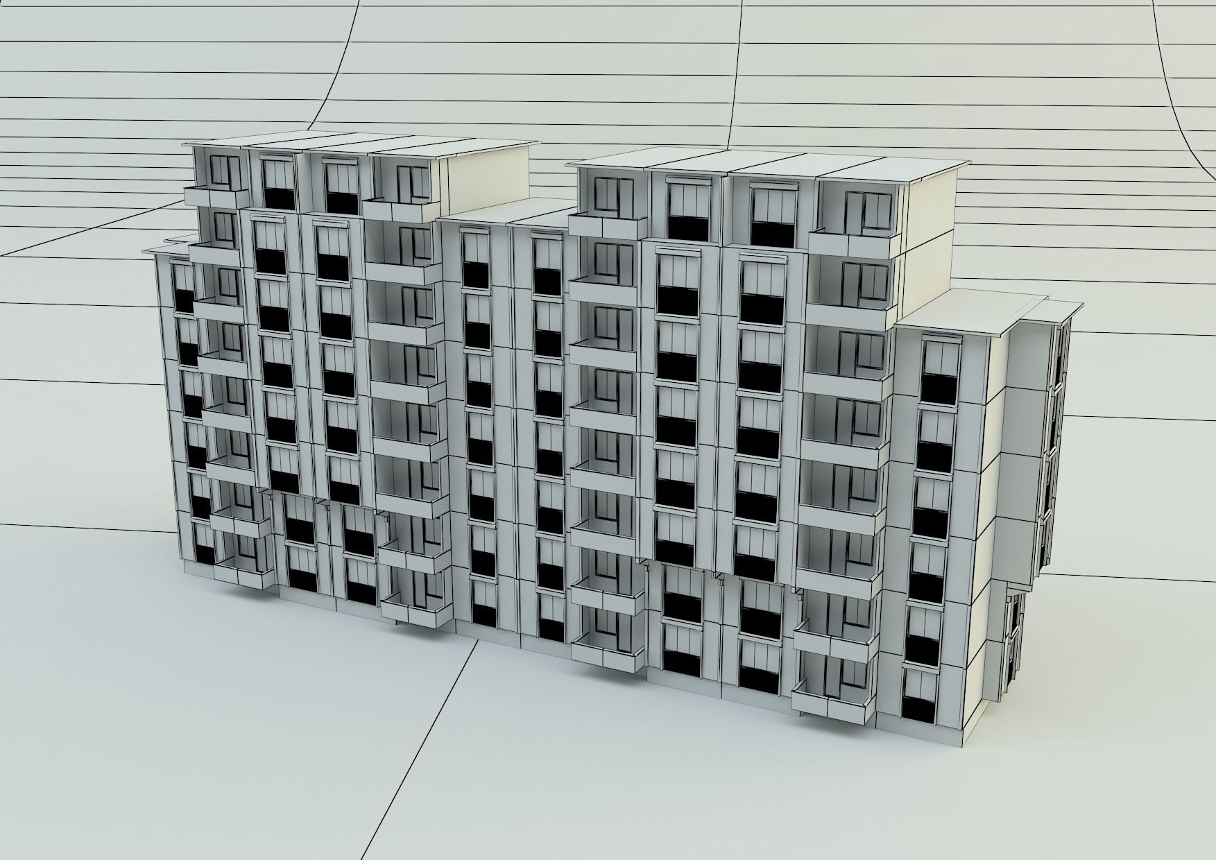  big building 3d model 3D model_26
